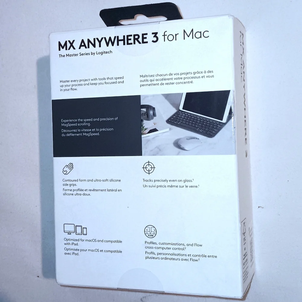 Logitech MX Keys Mini and MX Anywhere 3 for Mac - White